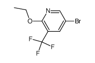 5-bromo-2-ethoxy-3-trifluoromethyl-pyridine Structure