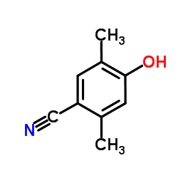 2,5-二甲基-4-羟基苯腈结构式