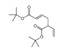 ditert-butyl 5-ethenylhex-2-enedioate结构式