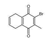2-bromo-3-methyl-5,8-dihydro-[1,4]naphthoquinone Structure
