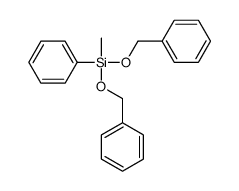 methyl-phenyl-bis(phenylmethoxy)silane Structure