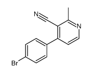 4-(4-bromophenyl)-2-methylnicotinonitrile(SALTDATA: FREE) Structure