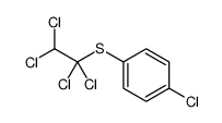 1-chloro-4-(1,1,2,2-tetrachloroethylsulfanyl)benzene结构式