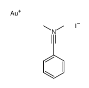 [dimethylamino(phenyl)methylidene]-iodogold结构式