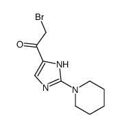 2-bromo-1-(2-piperidin-1-yl-1H-imidazol-5-yl)ethanone Structure