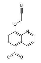 2-(5-nitroquinolin-8-yl)oxyacetonitrile Structure