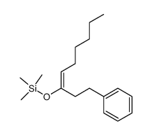 (E)-1-phenyl-3-(trimethylsiloxy)-3-nonene结构式