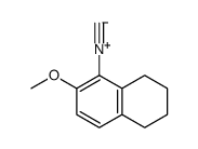 5-isocyano-6-methoxy-1,2,3,4-tetrahydronaphthalene Structure