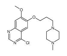 4-chloro-7-methoxy-6-[3-(4-methylpiperazin-1-yl)propoxy]quinazoline Structure