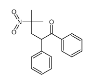 4-methyl-4-nitro-1,2-diphenylpentan-1-one Structure