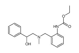 N-[2-ethoxycarbonylamino-benzyl]-1-phenyl-2-methyl-amino-1-ethanol结构式