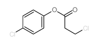 (4-chlorophenyl) 3-chloropropanoate Structure