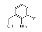 (2-氨基-3-氟苯基)甲醇结构式