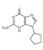 2-amino-9-cyclopentyl-3H-purine-6-thione picture