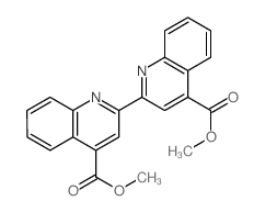methyl 2-(4-methoxycarbonylquinolin-2-yl)quinoline-4-carboxylate结构式