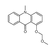 1-(methoxymethoxy)-10-methylacridin-9-one Structure
