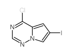 4-chloro-6-iodopyrrolo[2,1-f][1,2,4]triazine Structure