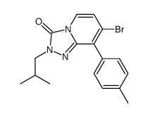 7-bromo-2-isobutyl-8-p-tolyl-[1,2,4]triazolo[4,3-a]pyridin-3(2H)-one结构式