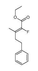 ethyl 2-fluoro-3-methyl-5-phenylpent-2-enoate Structure