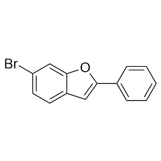 6-溴-2-苯基苯并呋喃结构式