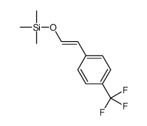 trimethyl-[2-[4-(trifluoromethyl)phenyl]ethenoxy]silane结构式