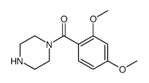 Methanone, (2,4-dimethoxyphenyl)-1-piperazinyl结构式