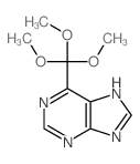6-(trimethoxymethyl)-5H-purine结构式