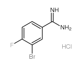 3-溴-4-氟苯甲酰胺盐酸盐结构式