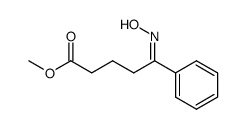 5-hydroxyimino-5-phenylpentanoic acid methyl ester结构式