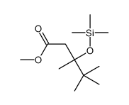 methyl 3,4,4-trimethyl-3-trimethylsilyloxypentanoate Structure