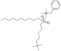 benzyldodecyldimethylammonium neodecanoate结构式