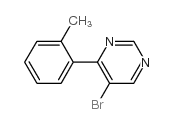 5-Bromo-4-(o-tolyl)pyrimidine structure