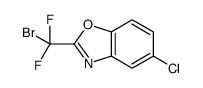 2-(溴二氟甲基)-5-氯苯并[d]噁唑结构式