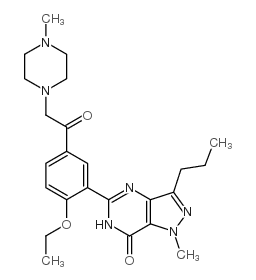 Nor-Acetildenafil Structure