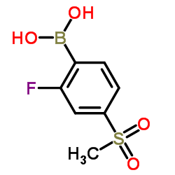 [2-Fluoro-4-(methylsulfonyl)phenyl]boronic acid picture