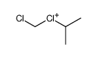 chloromethyl(propan-2-yl)chloranium结构式