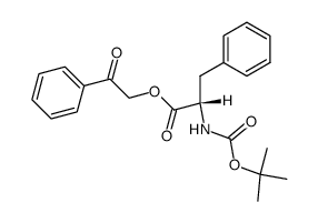 (S)-2-oxo-2-phenylethyl 2-((tert-butoxycarbonyl)-amino)-3-phenylpropanoate Structure