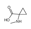 1-(methylamino)cyclopropane-1-carboxylic acid Structure
