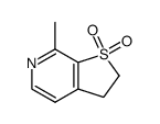 7-methyl-2,3-dihydrothieno<2,3-c>pyridine 1,1-dioxide Structure