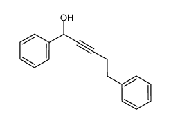 1,5-diphenyl-2-pentyn-1-ol Structure