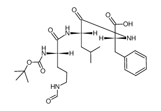 Boc-Orn(For)-Leu-D-Phe-OH Structure