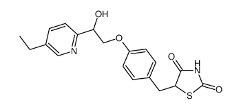 羟基吡格列酮(M-II)结构式