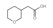 2-(四氢-2H-吡喃-3-基)乙酸结构式