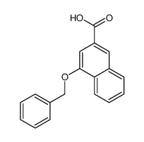 4-(Benzyloxy)-2-naphthoic acid Structure