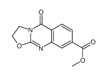 5-氧代-3,5-二氢-2H-噁唑并[2,3-b]喹唑啉-8-羧酸甲酯结构式