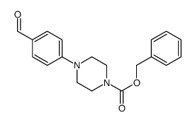 benzyl 4-(4-formylphenyl)piperazine-1-carboxylate Structure