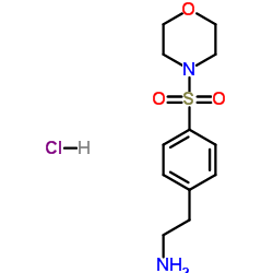 2-[4-(4-Morpholinylsulfonyl)phenyl]ethanamine hydrochloride (1:1) Structure