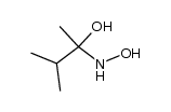 2-(hydroxyamino)-3-methylbutan-2-ol结构式