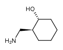 (+/-)-trans-2-aminomethylcyclohexanol Structure
