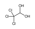 2,2,2-trichloroethane-1,1-diol结构式